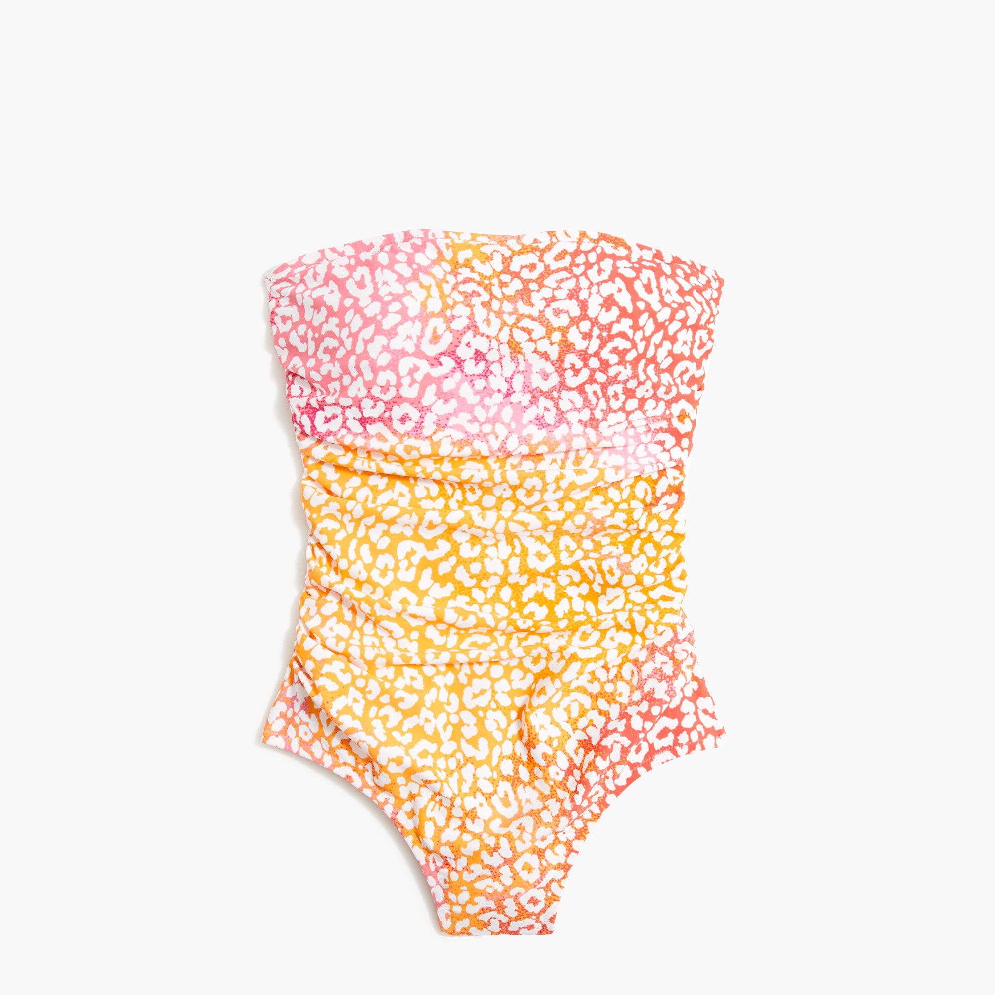 strapless one-piece swimsuit for women