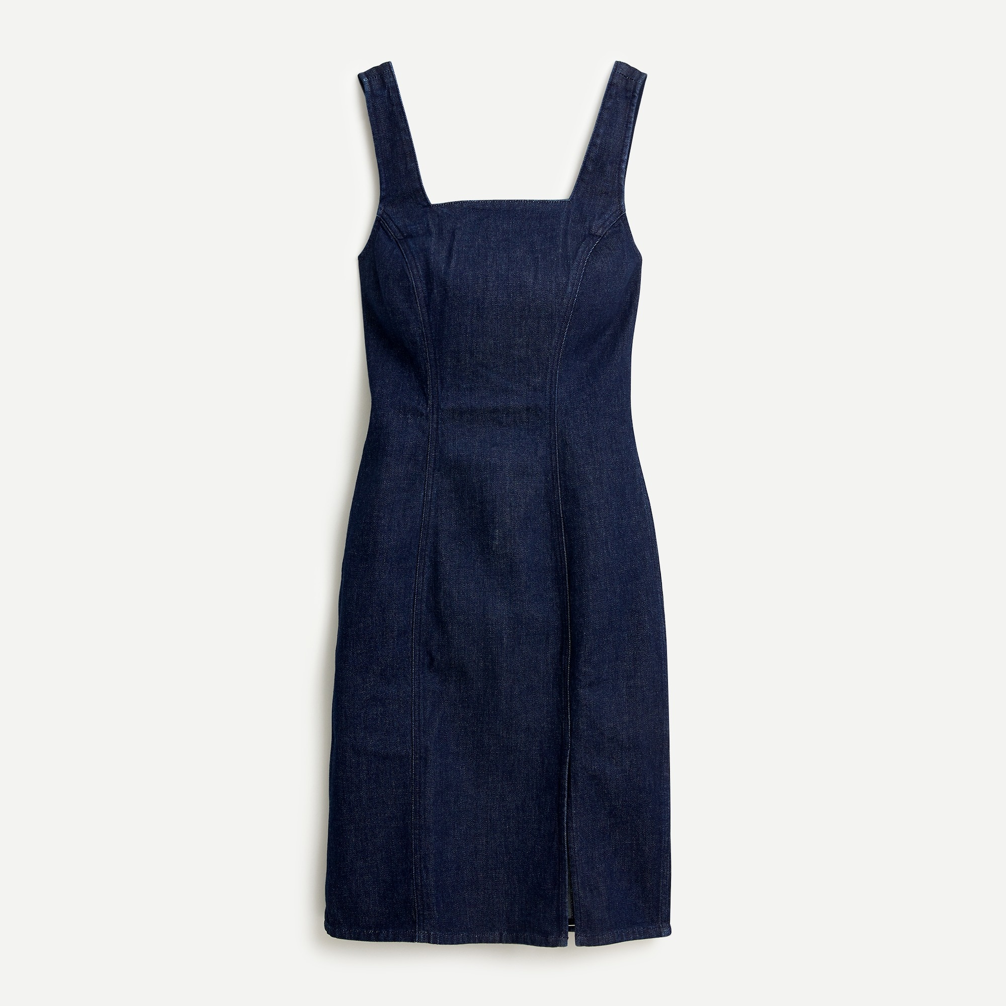 denim dress with bow