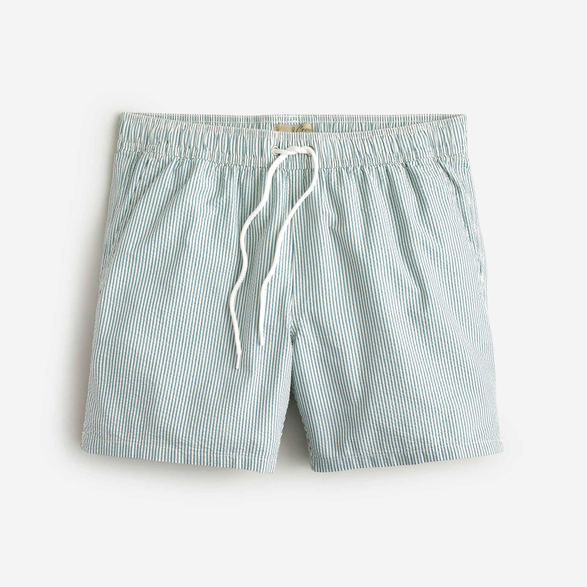 J.Crew 6" Swim Trunk In Seersucker For Men