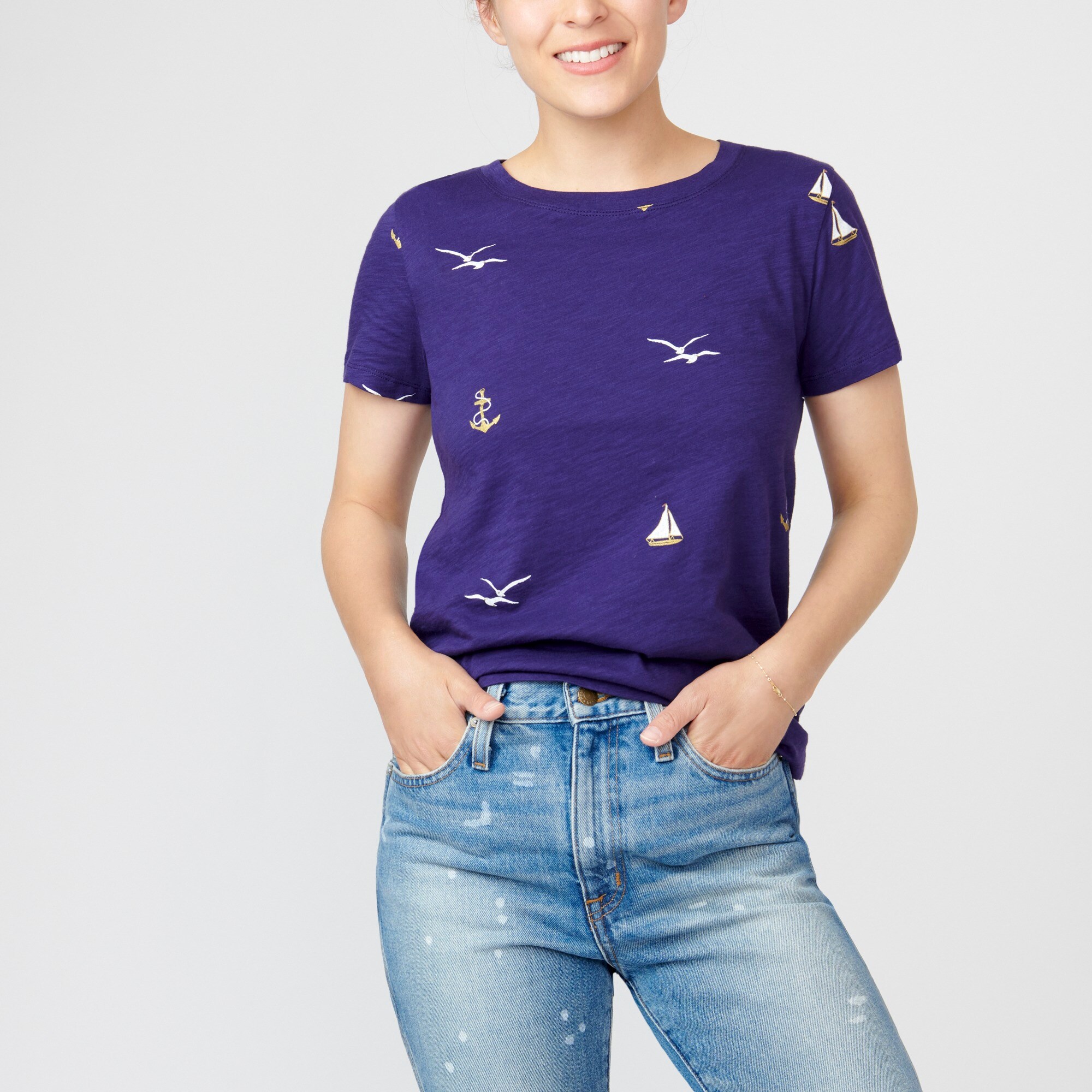 j crew old fashioned t shirt