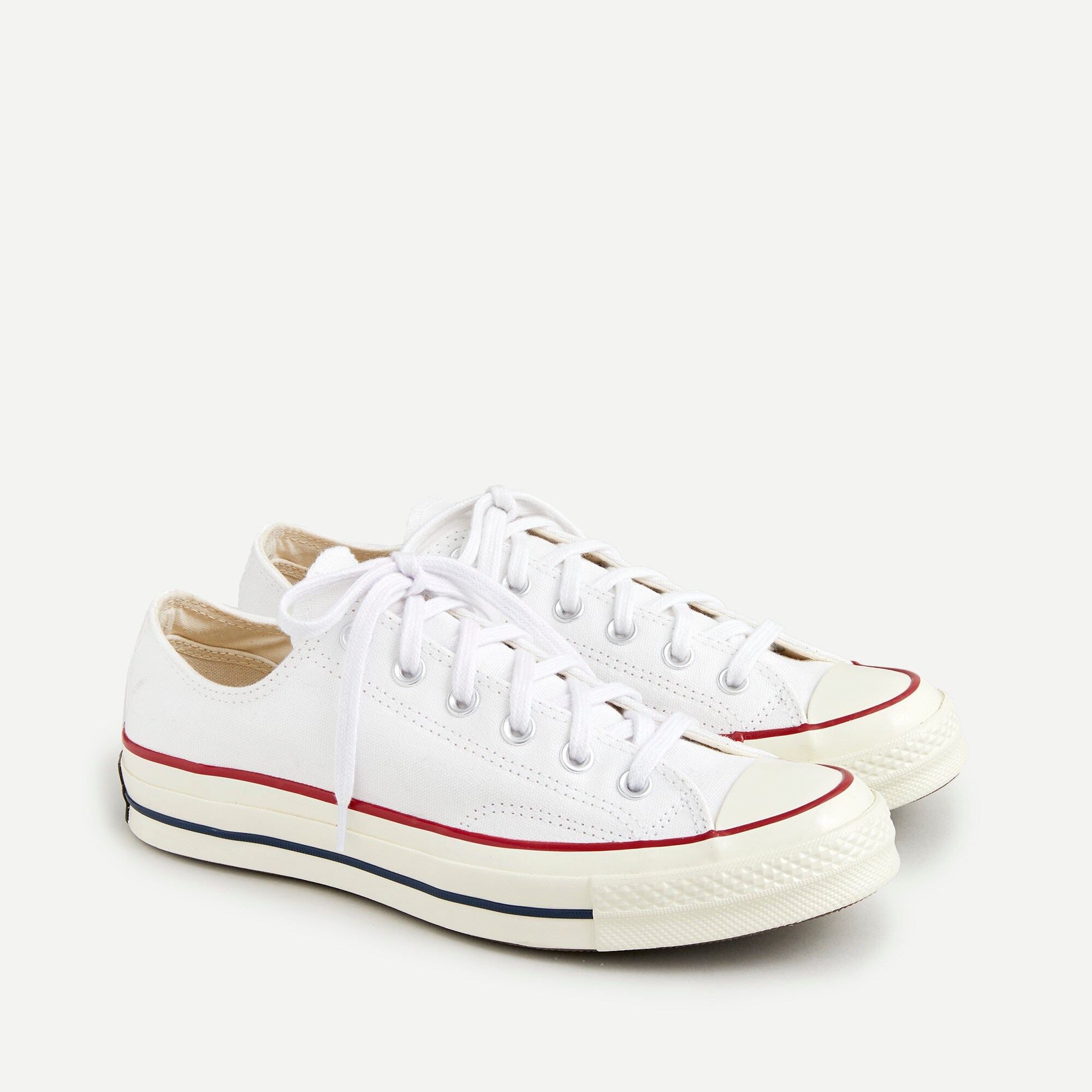 all star converse white low