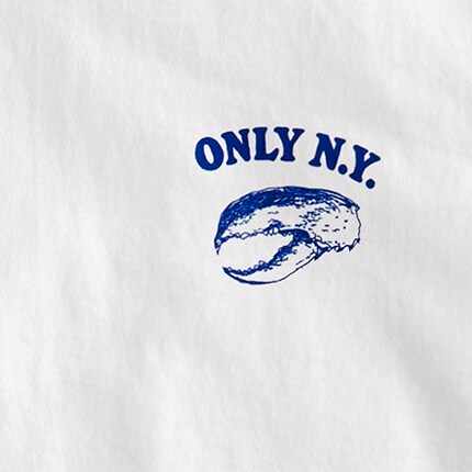 Only NY "Seafood Market" T-shirt WHITE j.crew: only ny "seafood market" t-shirt for men