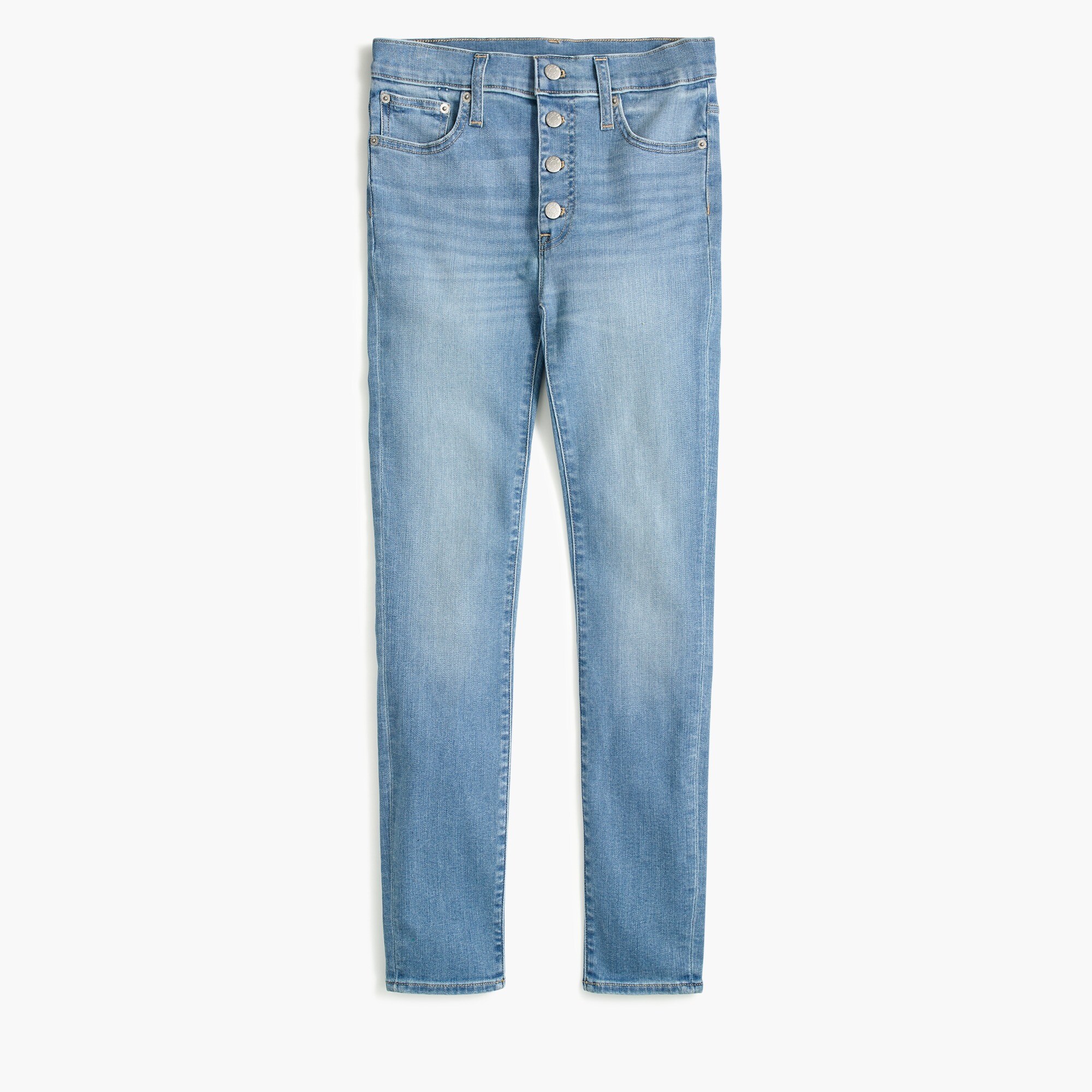 9" high-rise skinny jean in Surf Blue wash