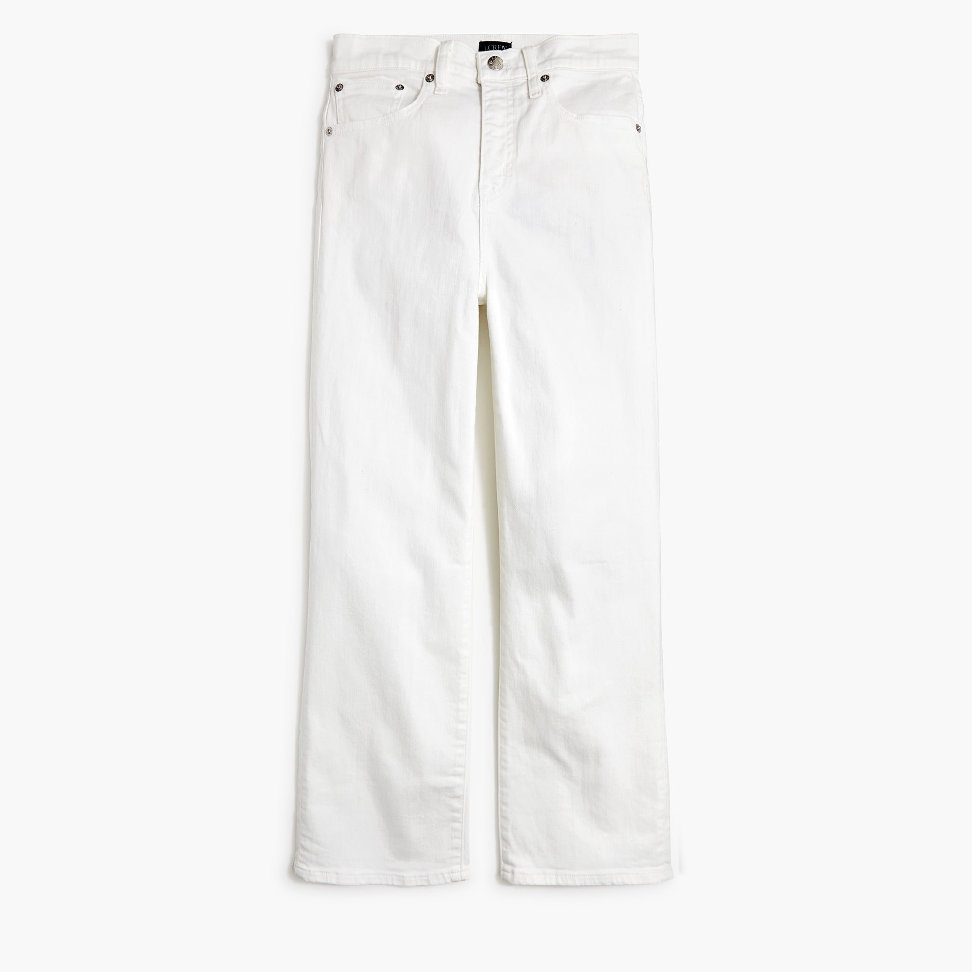 white wide leg jeans