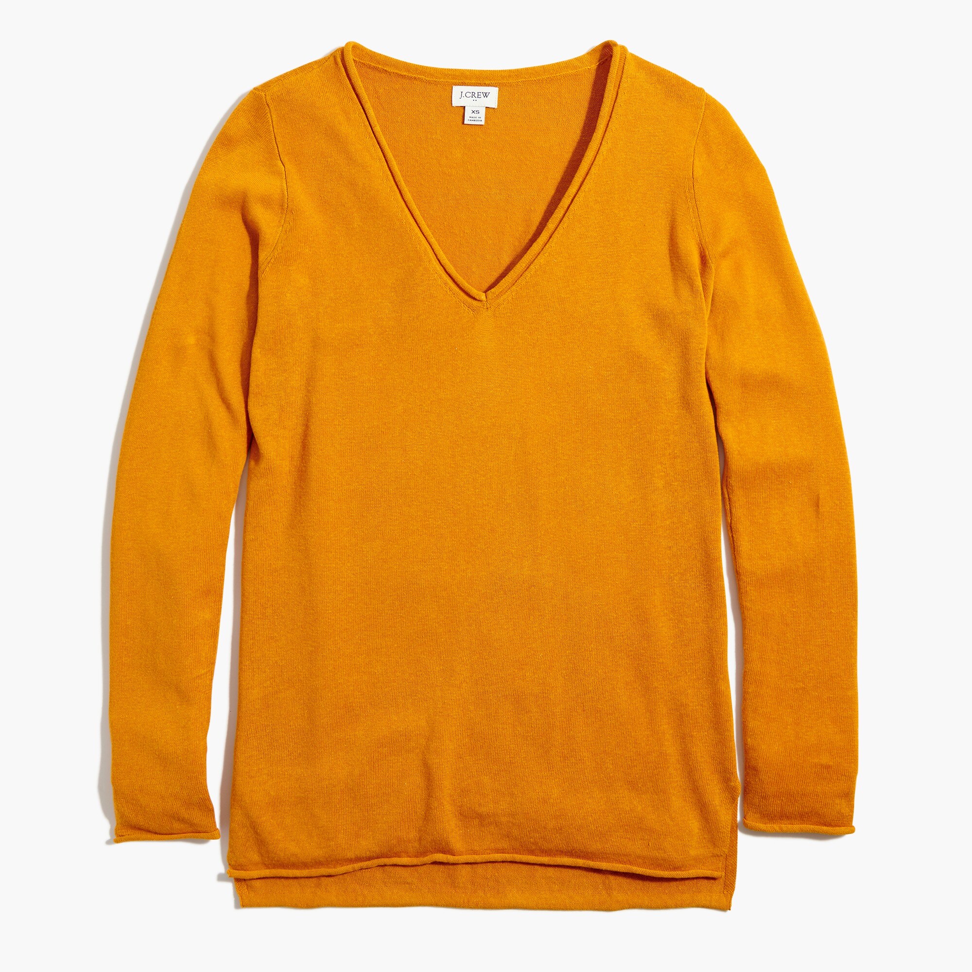 linen-blend beach sweater for women