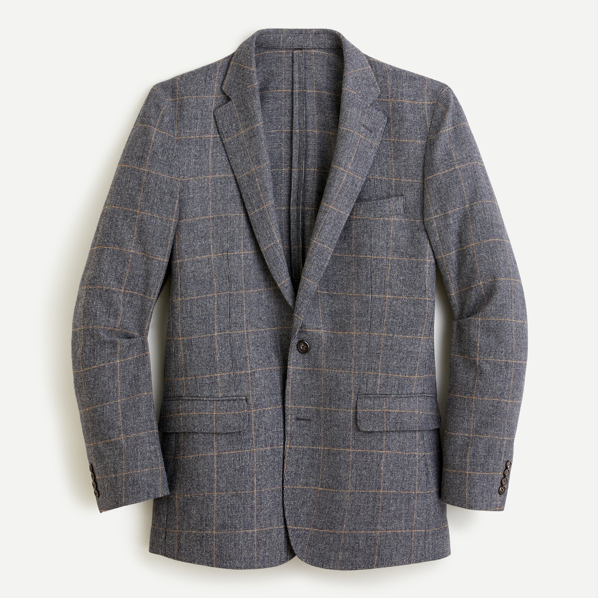 Ludlow Slim-fit unstructured suit jacket in Italian wool blend