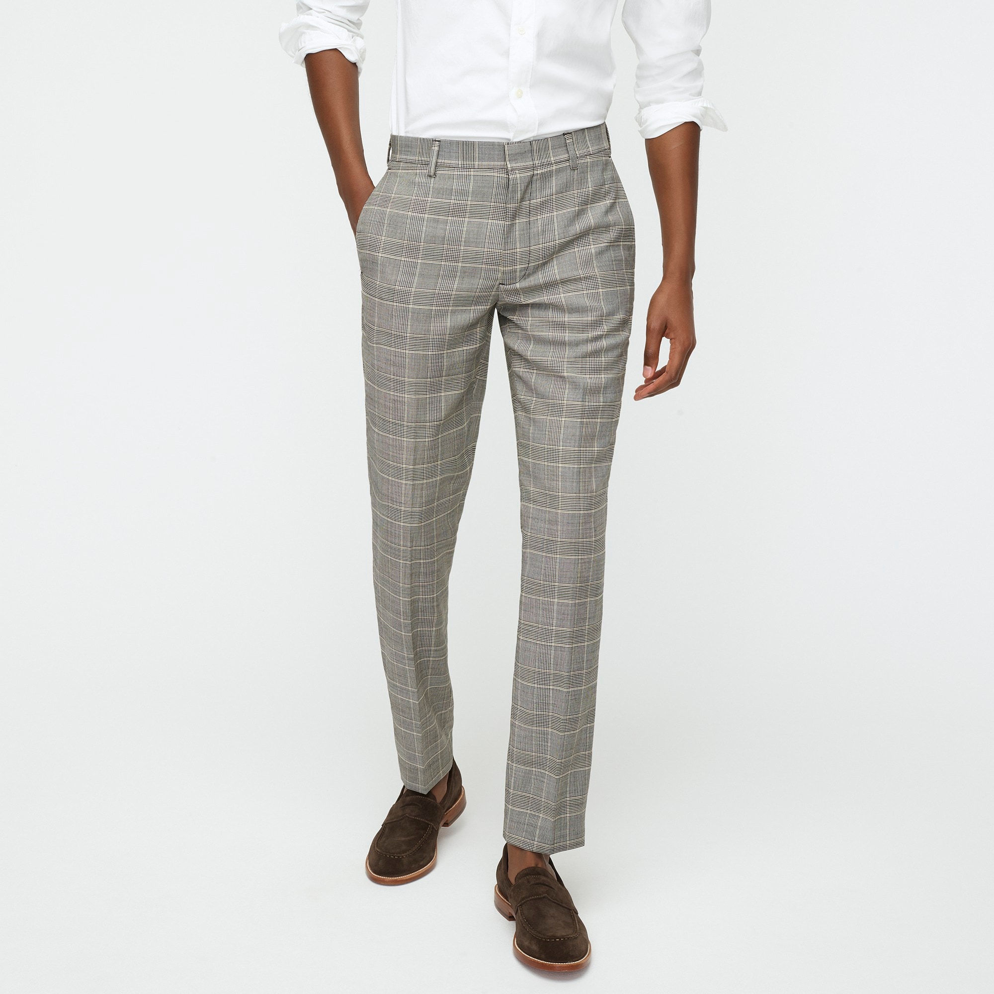 plaid pants j crew