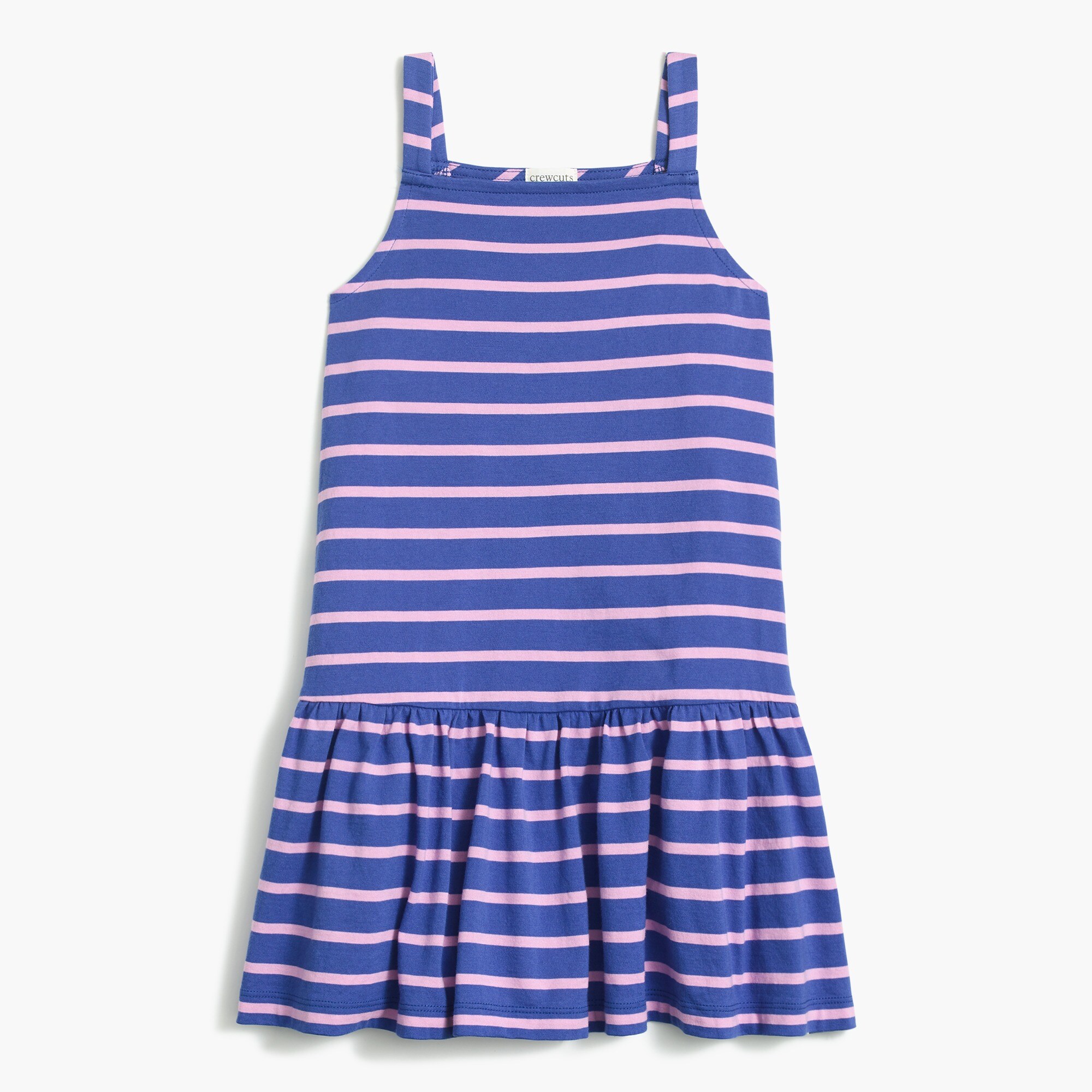 Girls' cotton tank dress