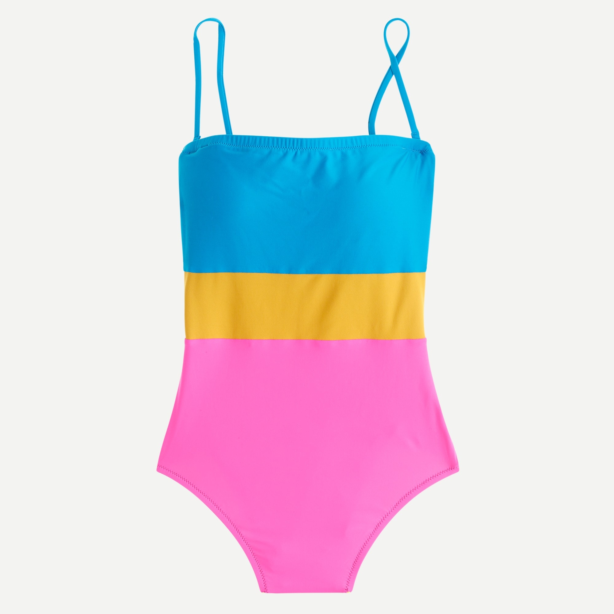 j crew colorblock swimsuit