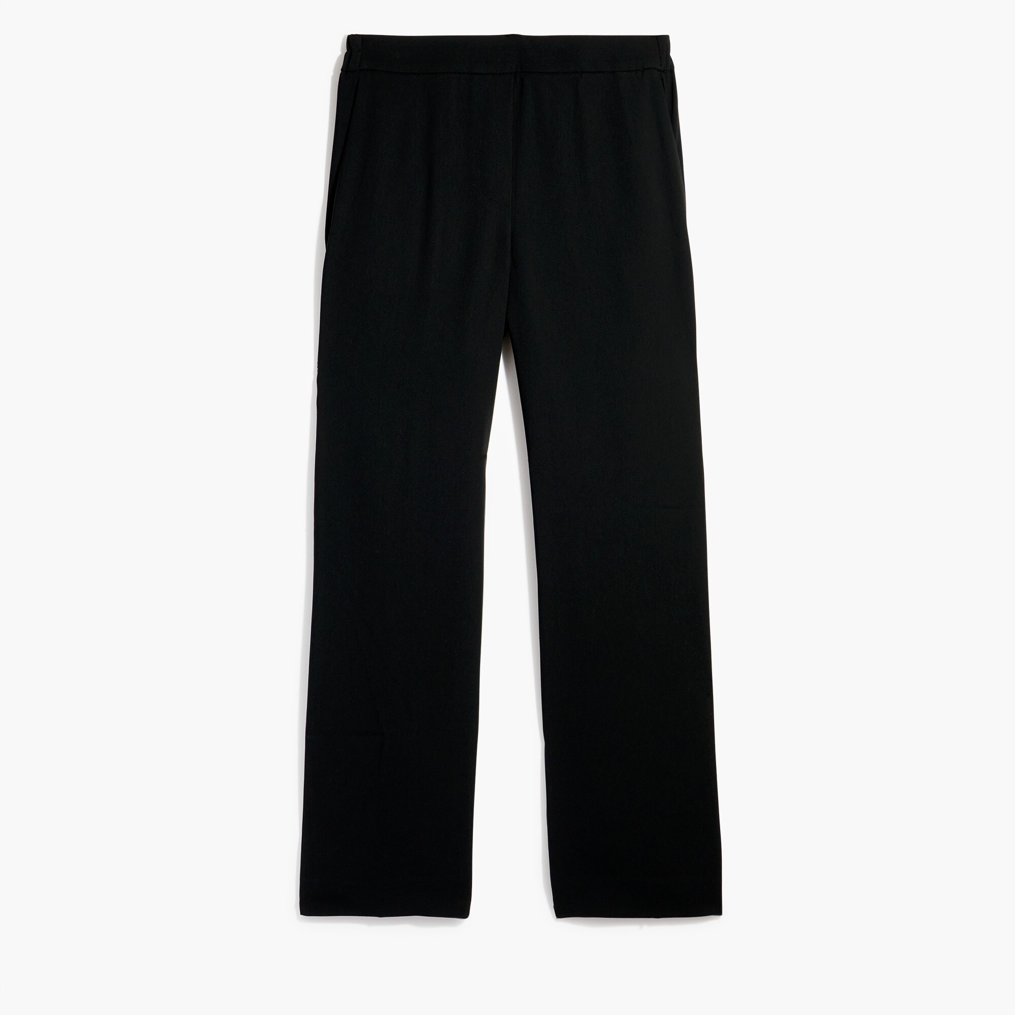 Wide-leg cropped Jamie pant with elastic waist