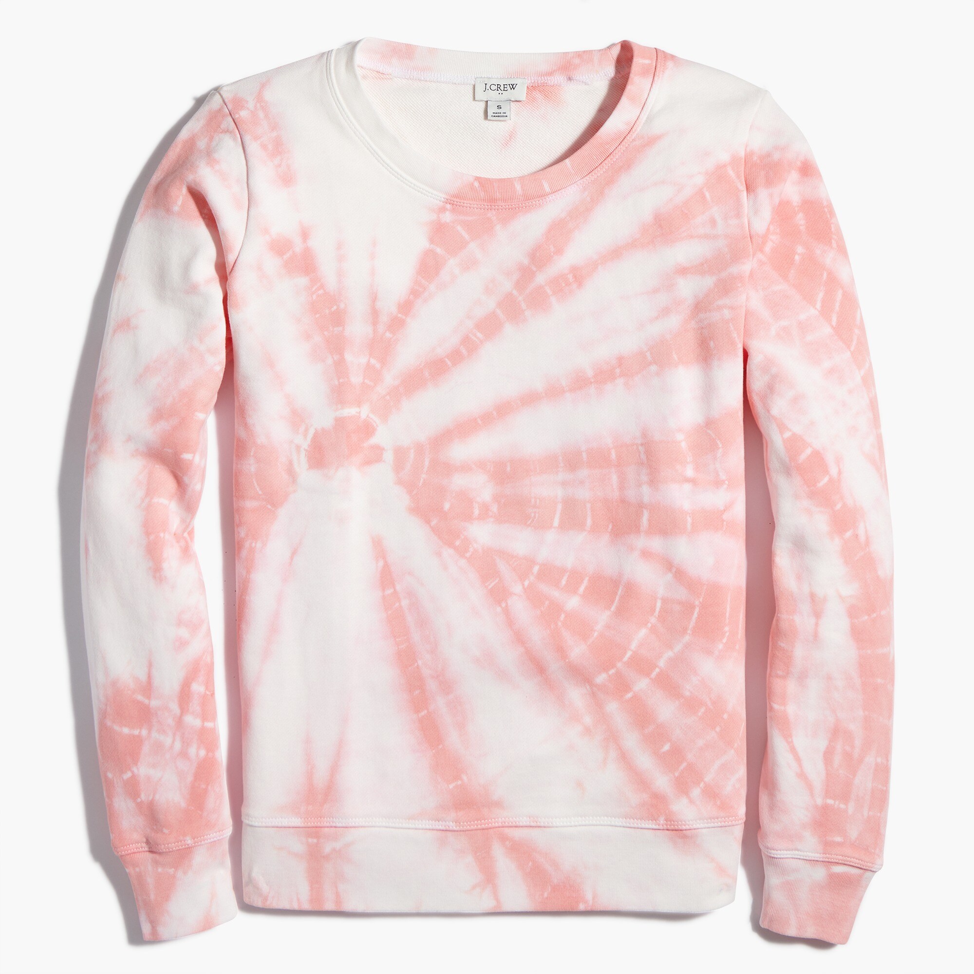 Tie-dyed sweatshirt