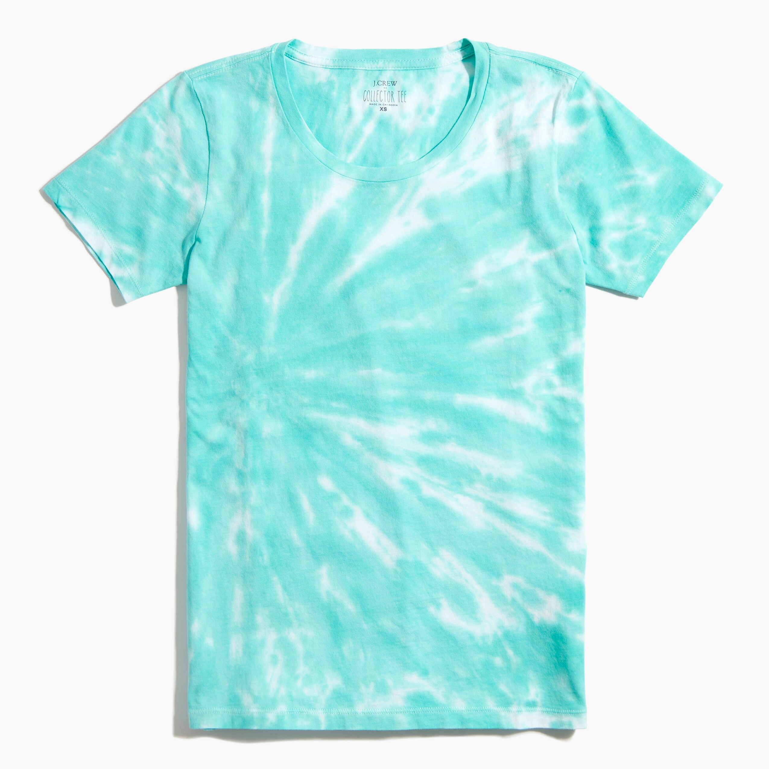 tie-dyed cotton tee for women