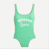 Edie Parker® X J.Crew Weekend Special one-piece swimsuit
