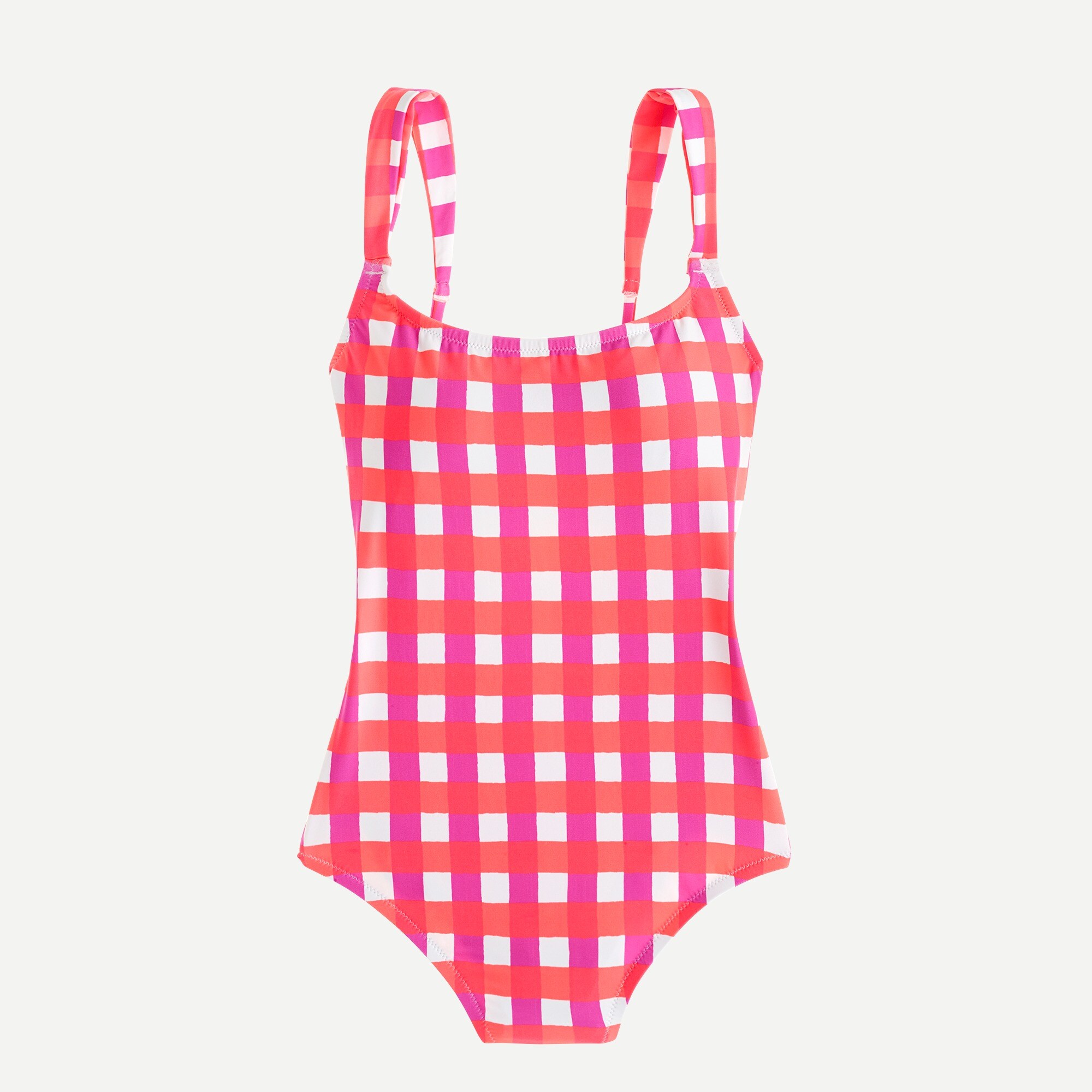 【新品・タグ付き】SZ Blockprints SARONG GINGHAM J.Crew: SZ Blockprints™ X J.Crew Wide-strap One-piece In