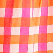 SZ Blockprints™ X J.Crew tiered dress in gingham VIBRANT PINK ORANGE j.crew: sz blockprints™ x j.crew tiered dress in gingham for women