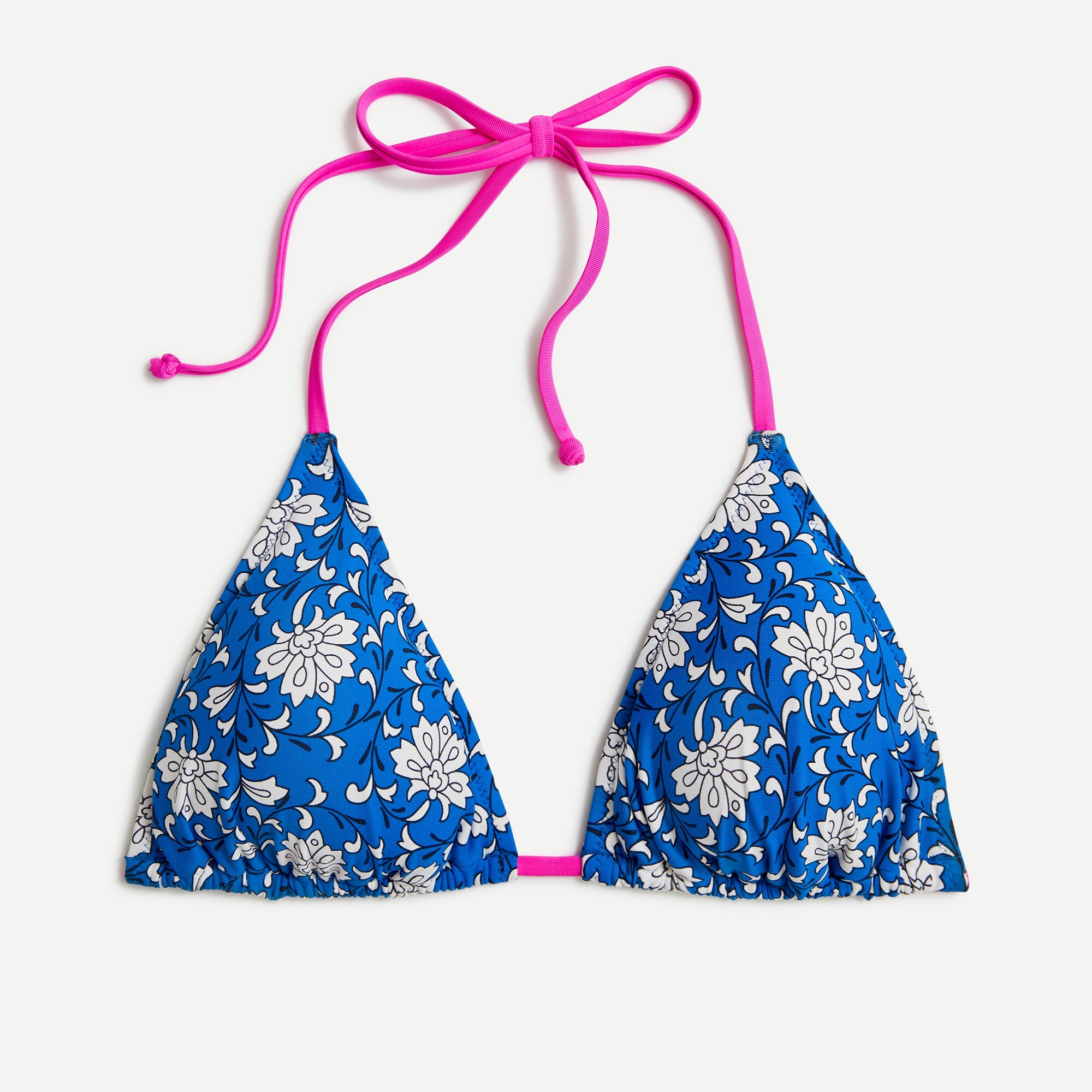 String bikini top in night sky block print