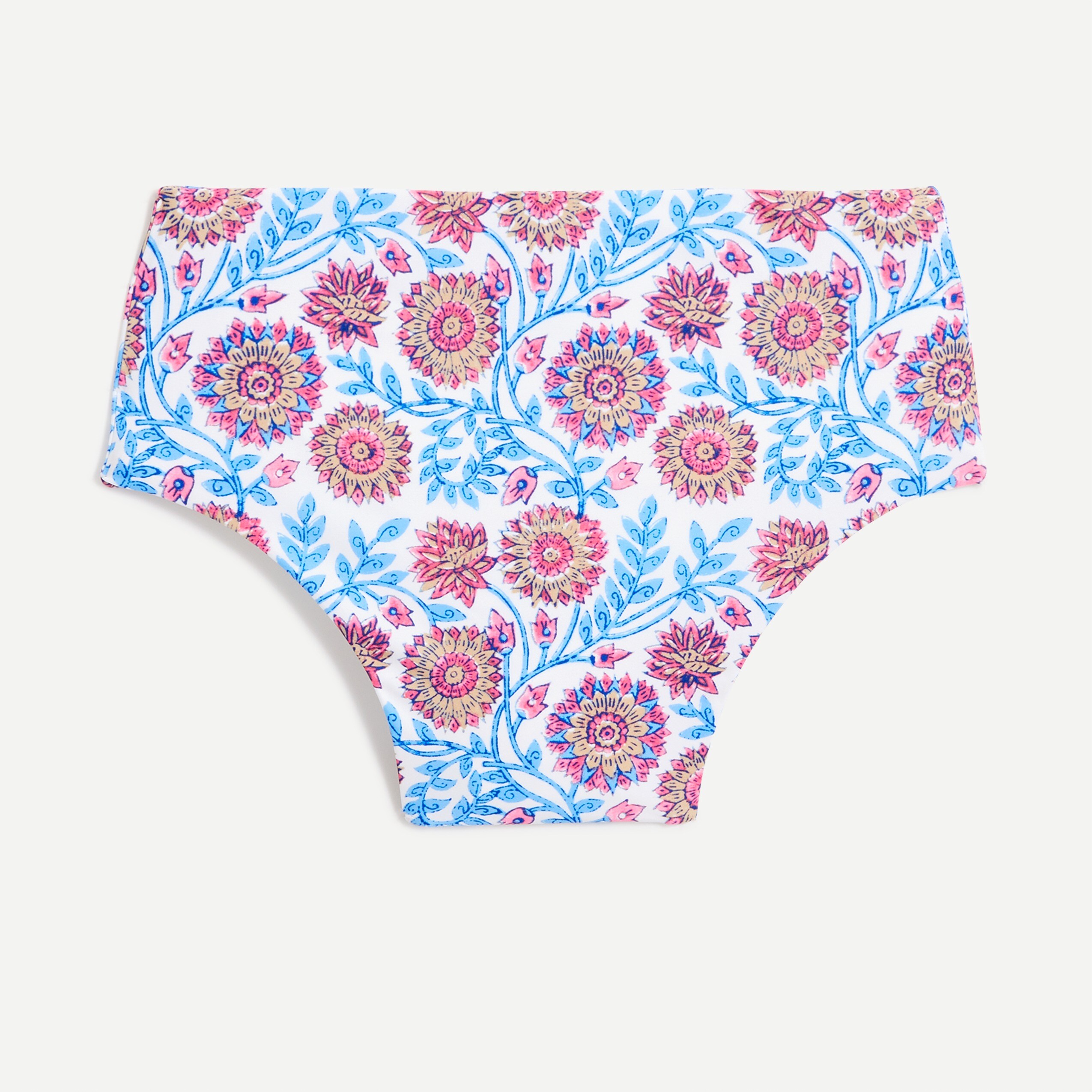 high cut leg high waist bikini bottom
