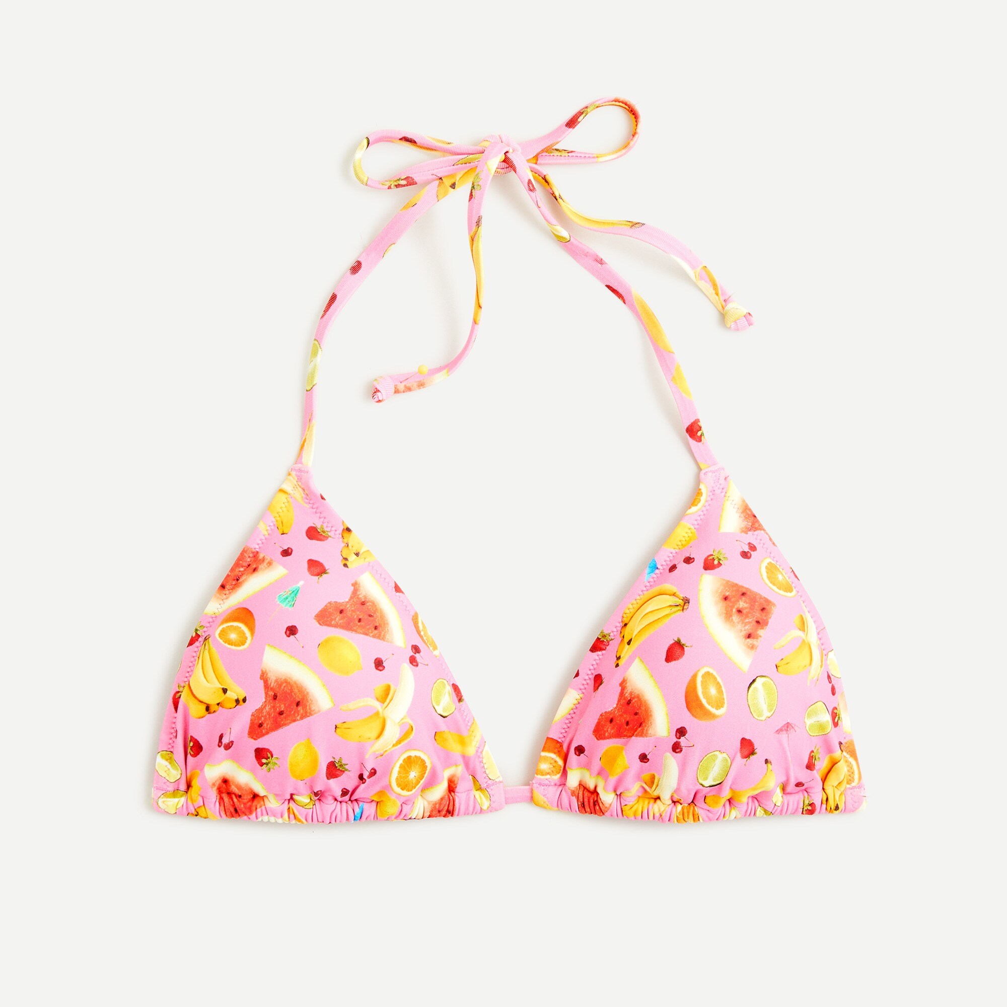 Edie Parker® X J.Crew string bikini top in fruit punch