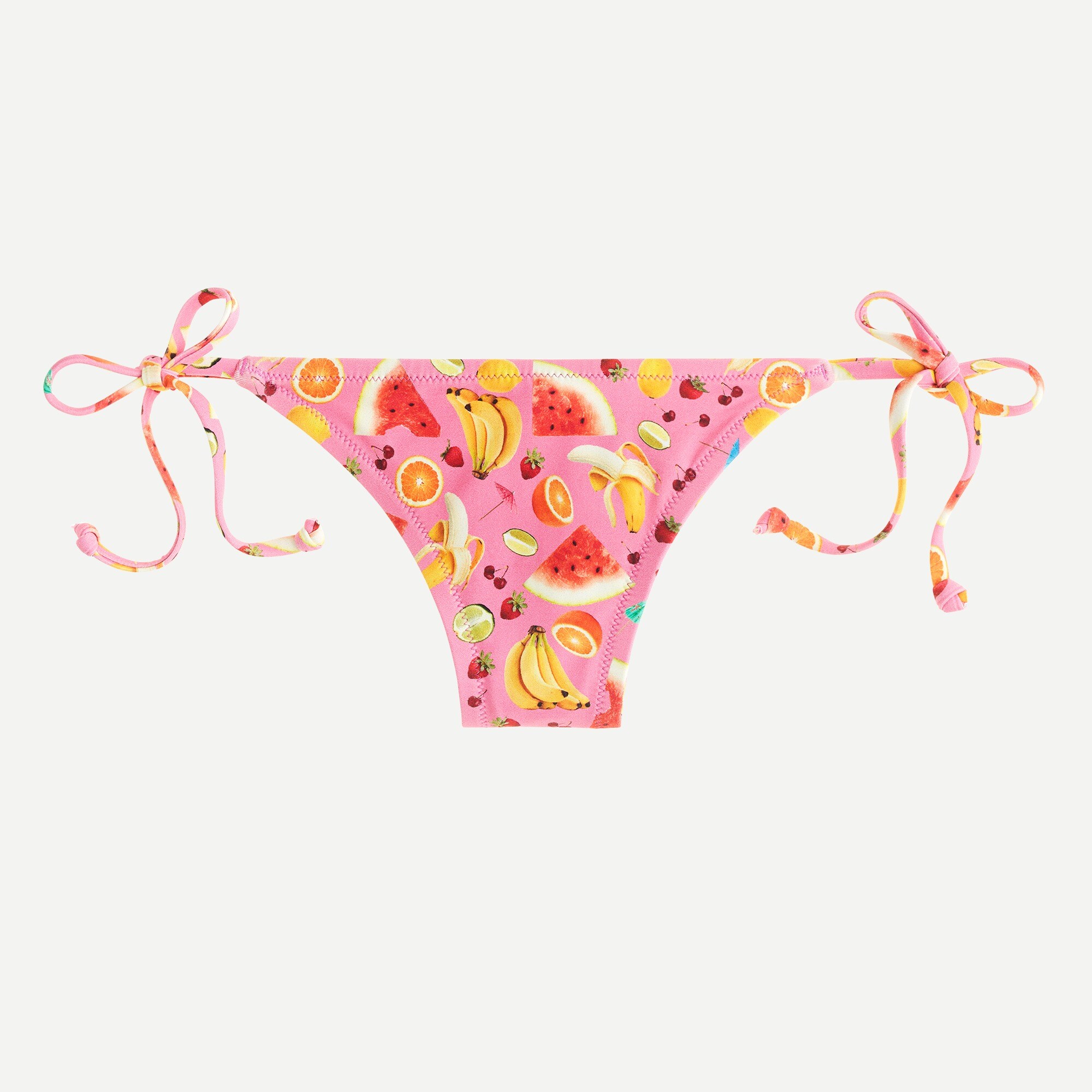 Edie Parker® X J.Crew string bikini bottom in fruit punch