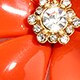 Acetate flower earrings with pavé detail AUTHENTIC RED j.crew: acetate flower earrings with pavé detail for women