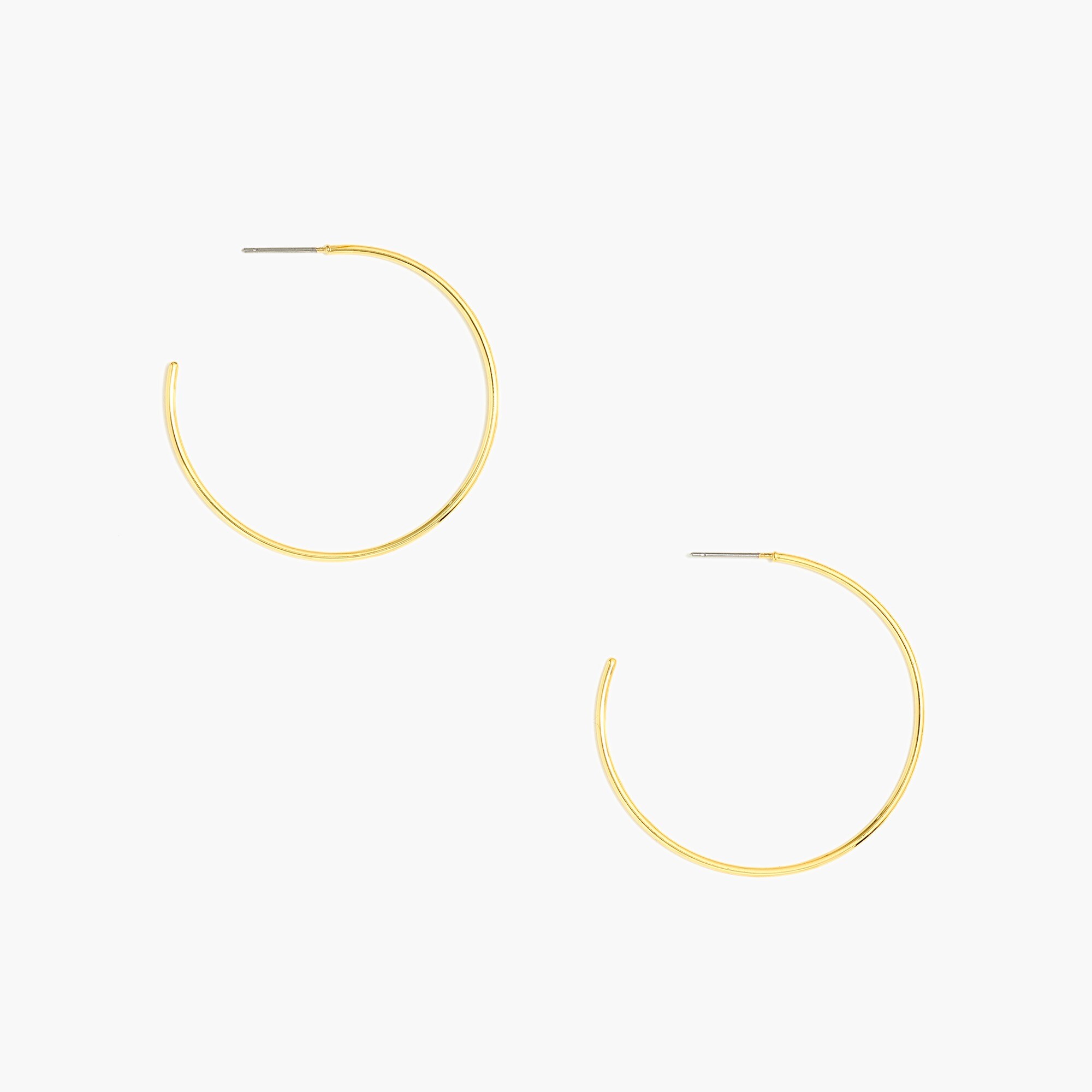 Simple hoop earrings