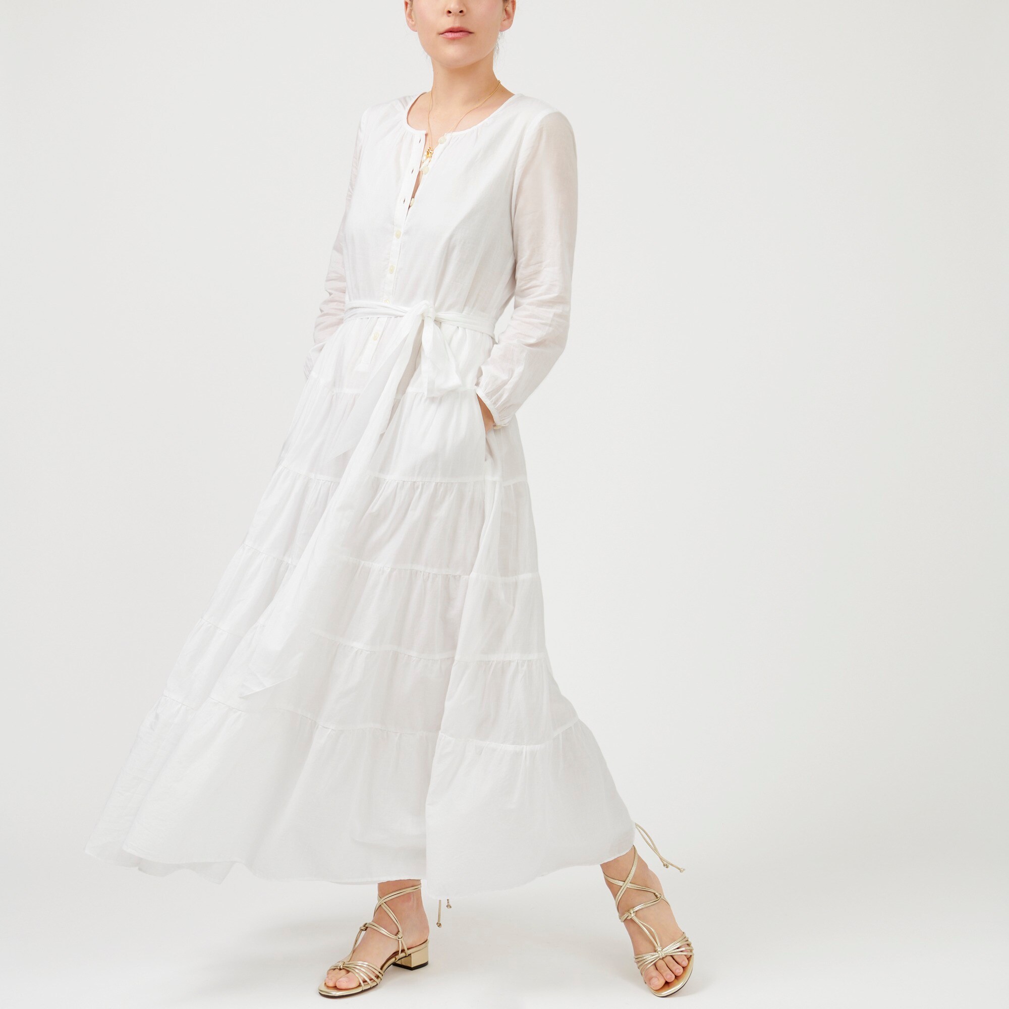 button up maxi