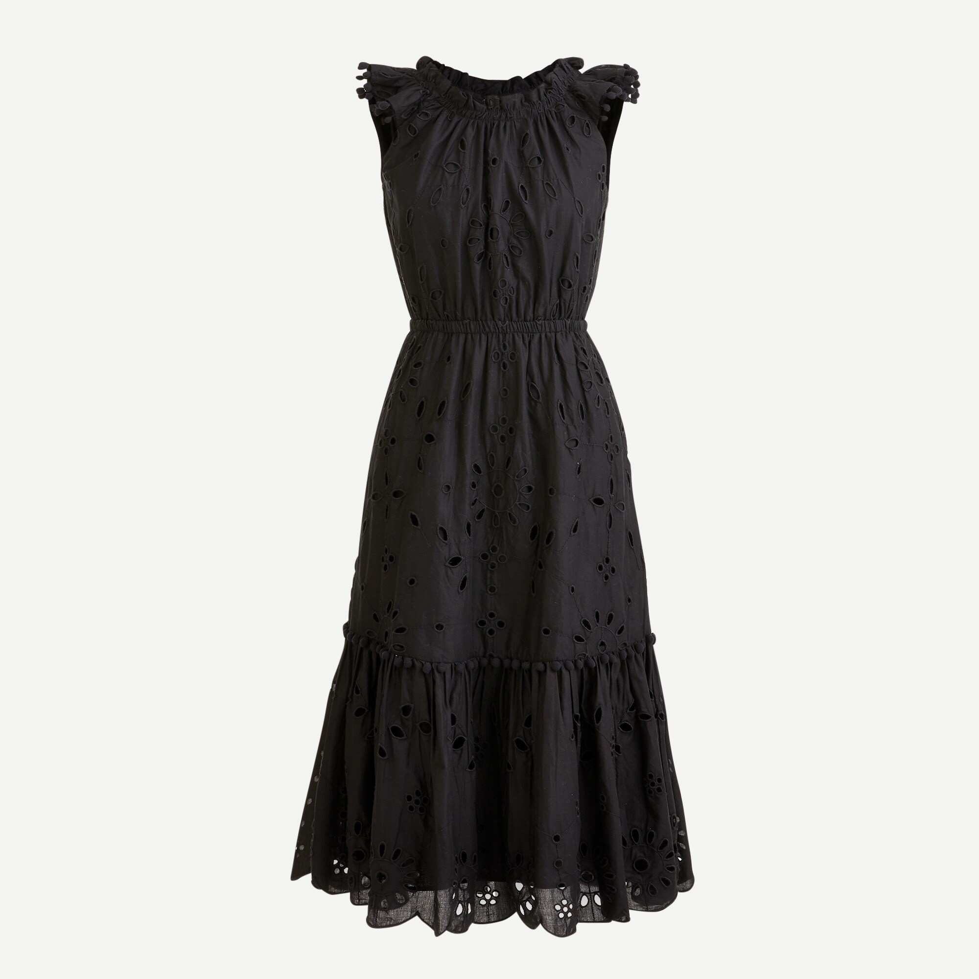 J.Crew: Eyelet Midi Dress For Women