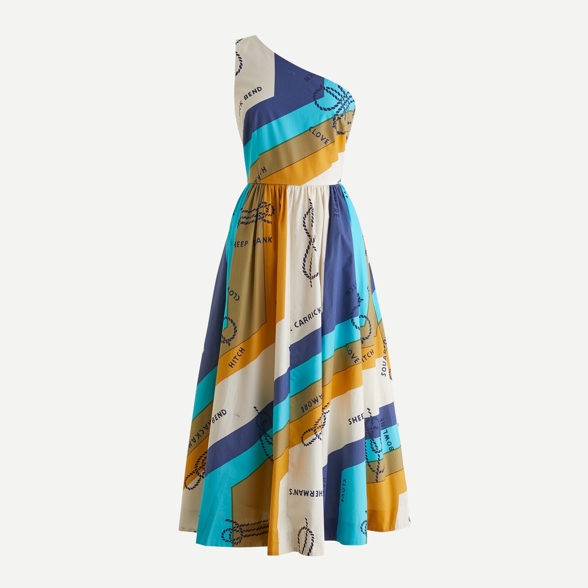 j crew one shoulder dress
