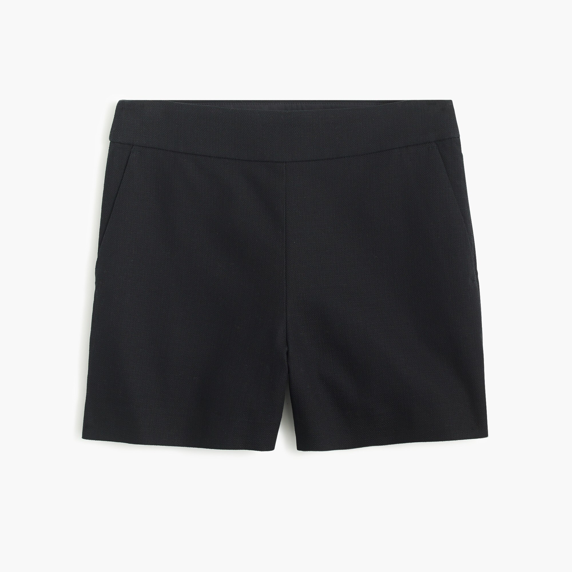 basketweave short with side zip for women