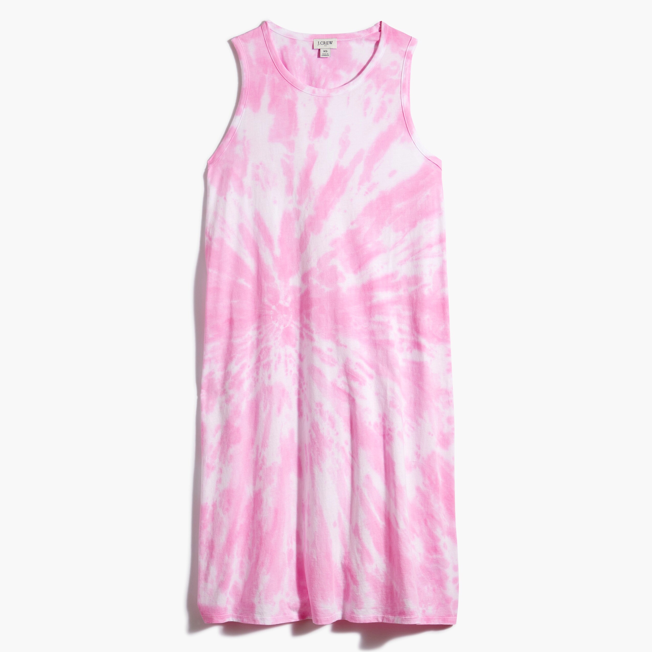 Tie-dyed cotton dress