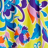 Tiered taffeta maxi dress in curly floral YELLOW BLUE MULTI j.crew: tiered taffeta maxi dress in curly floral for women