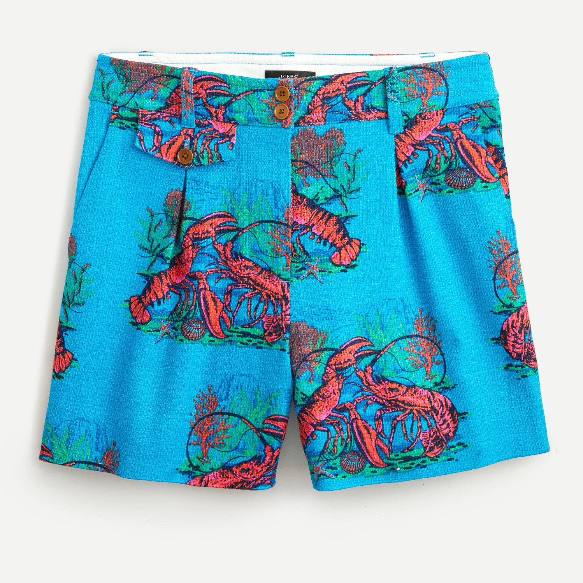 j crew green shorts