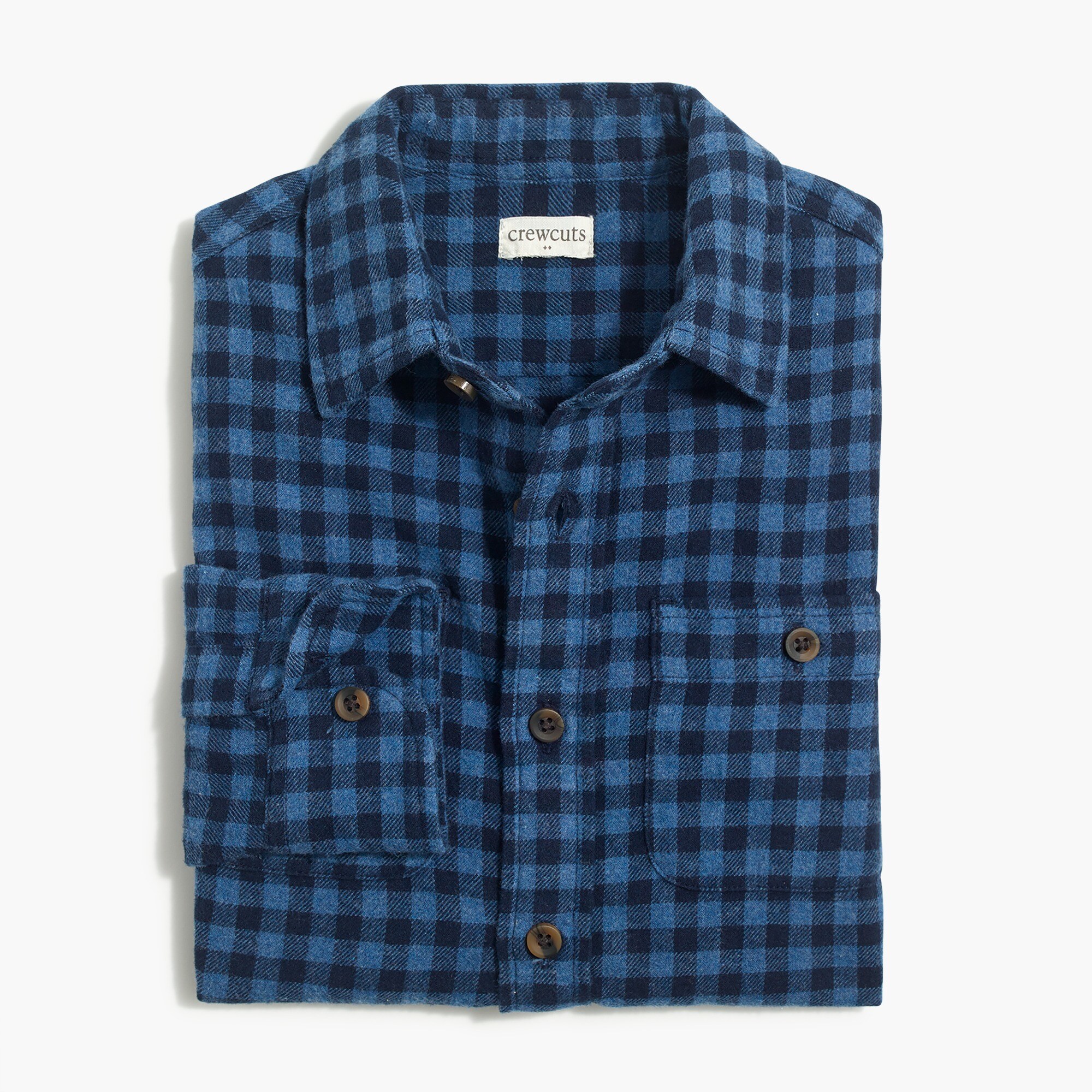 Boys' plaid flannel shirt