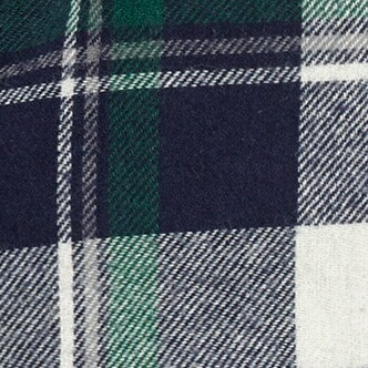 Boys' plaid flannel shirt UGO PLAID NAVY GREEN WH boys' plaid flannel shirt for boys