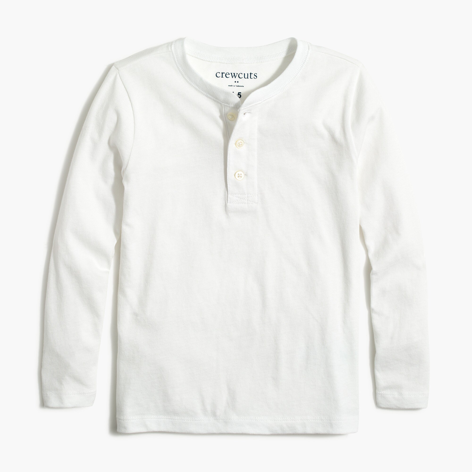 Boys' jersey knit henley tee