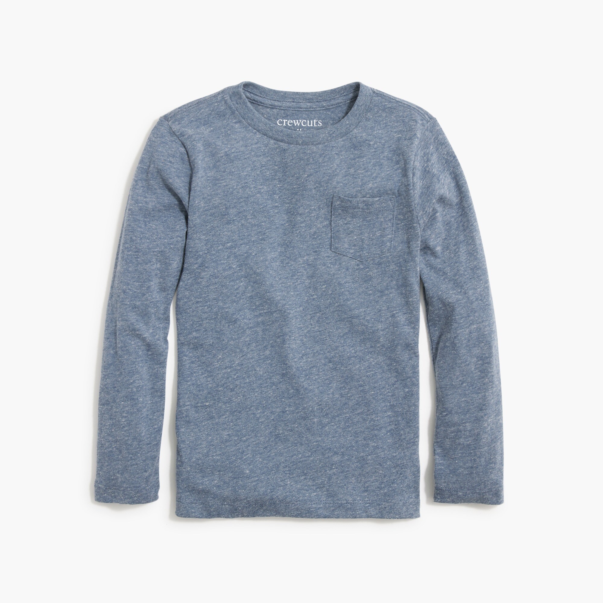 boys' long-sleeve jersey knit pocket tee for boys