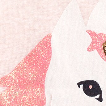 Girls' unicorn graphic tee UNICORN GARDEN GRAPHIC girls' unicorn graphic tee for girls
