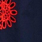 Embroidered cotton tunic cover-up WHITE factory: embroidered cotton tunic cover-up for women