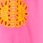 Embroidered cotton tunic cover-up WHITE factory: embroidered cotton tunic cover-up for women