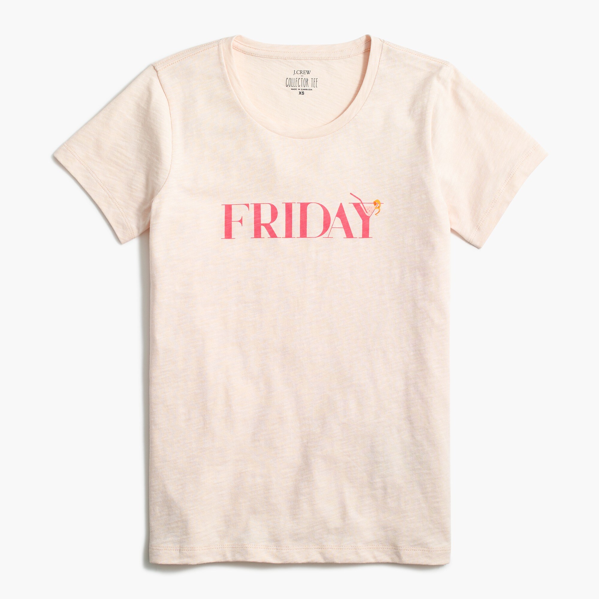"friday" graphic tee for women