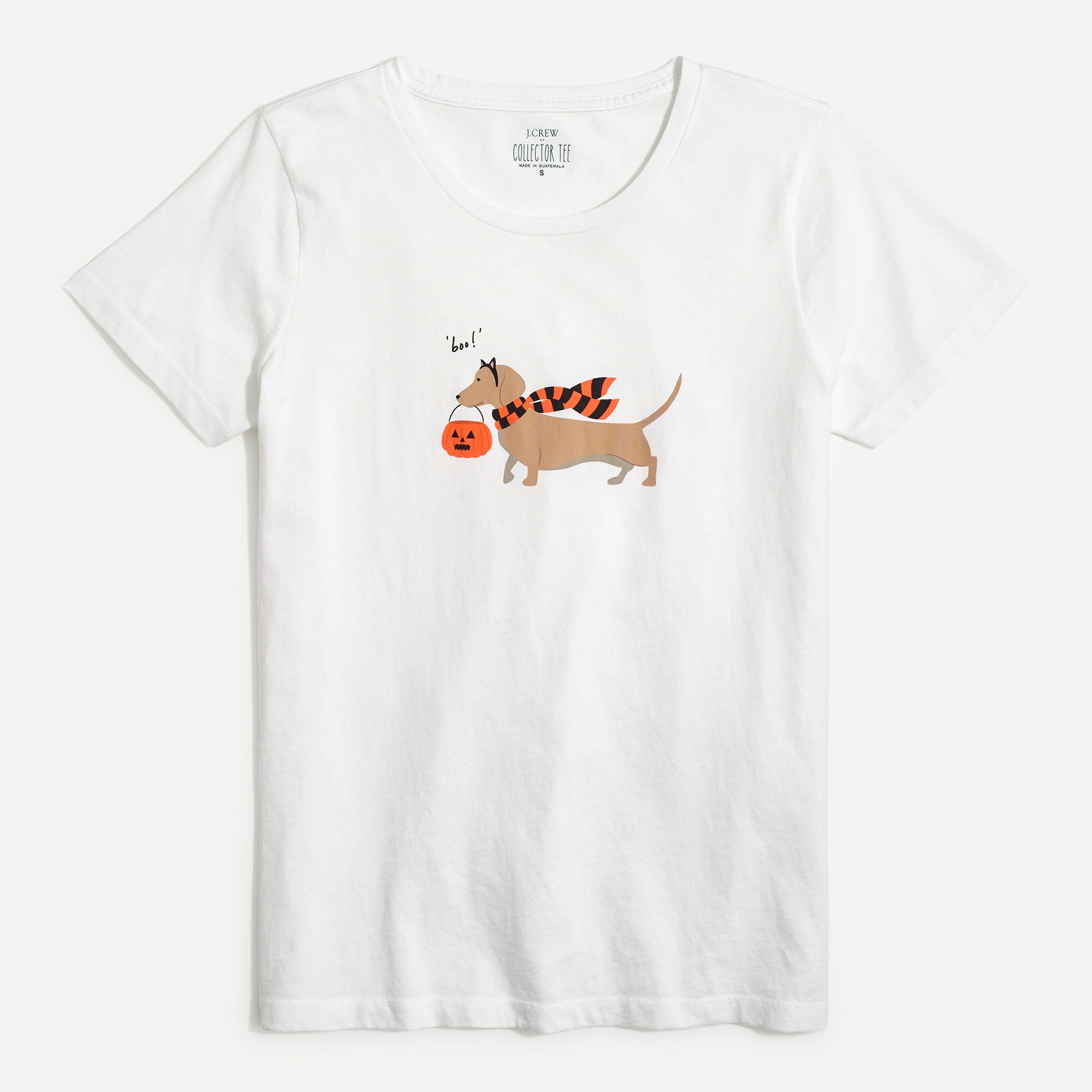 spooky pup graphic tee for women