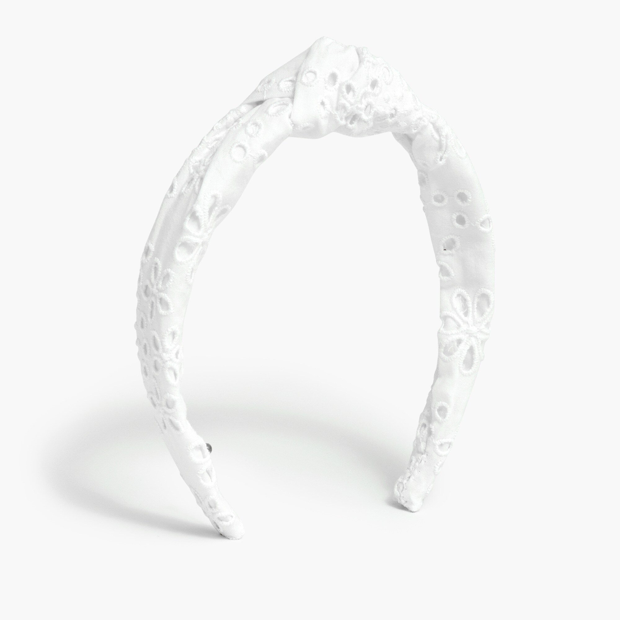 Eyelet knot headband