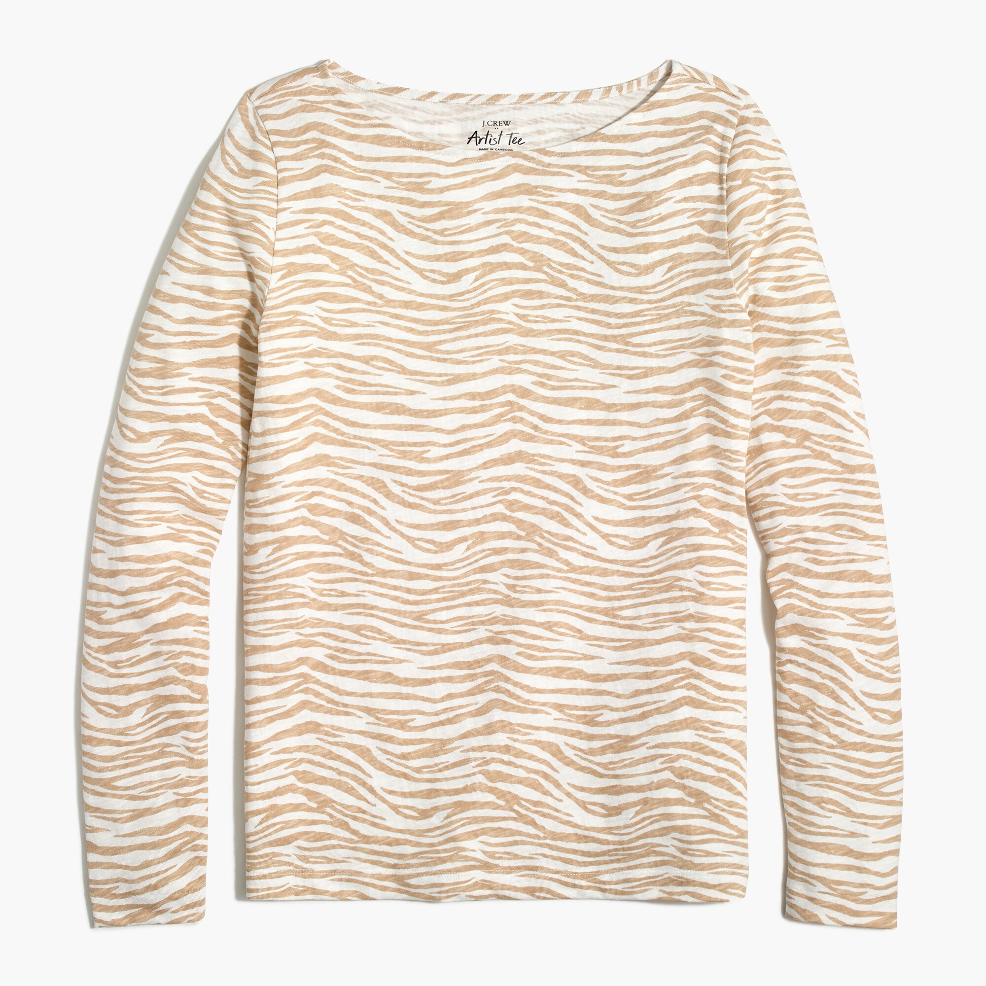 printed artist tee for women