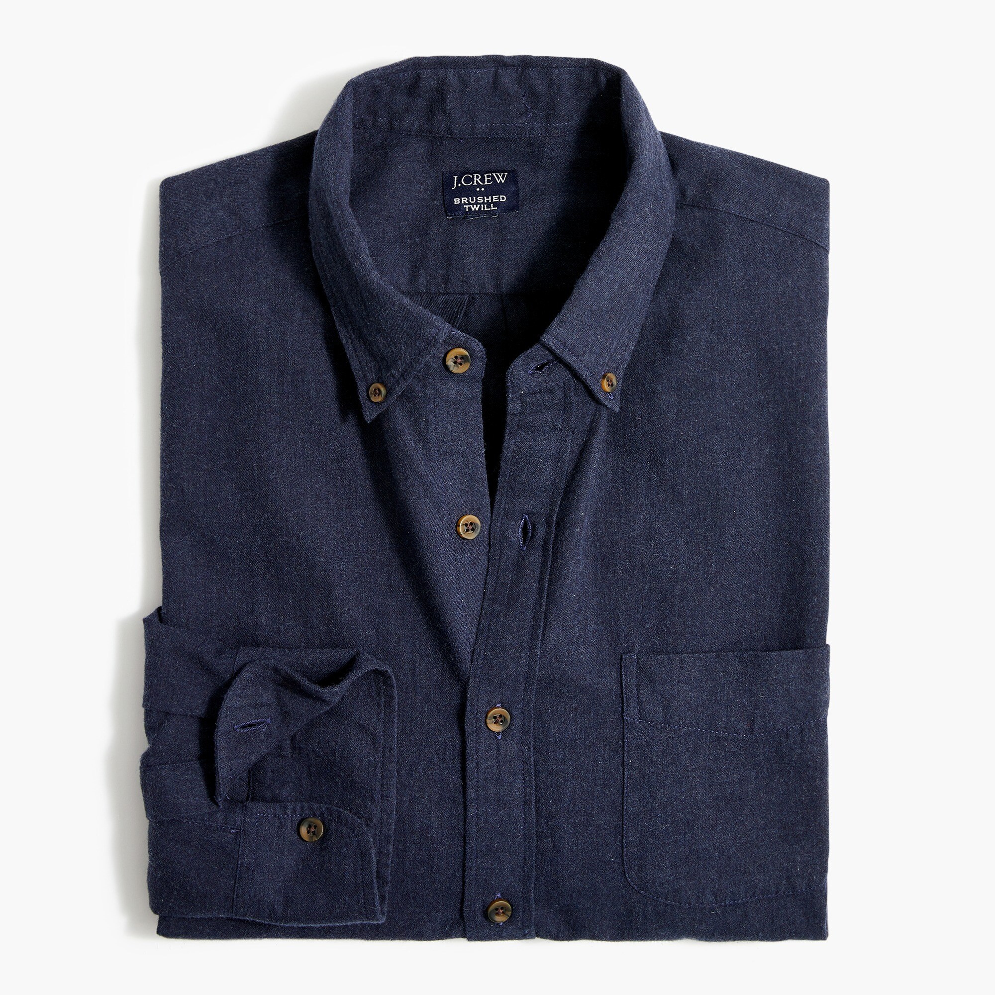 Brushed twill shirt