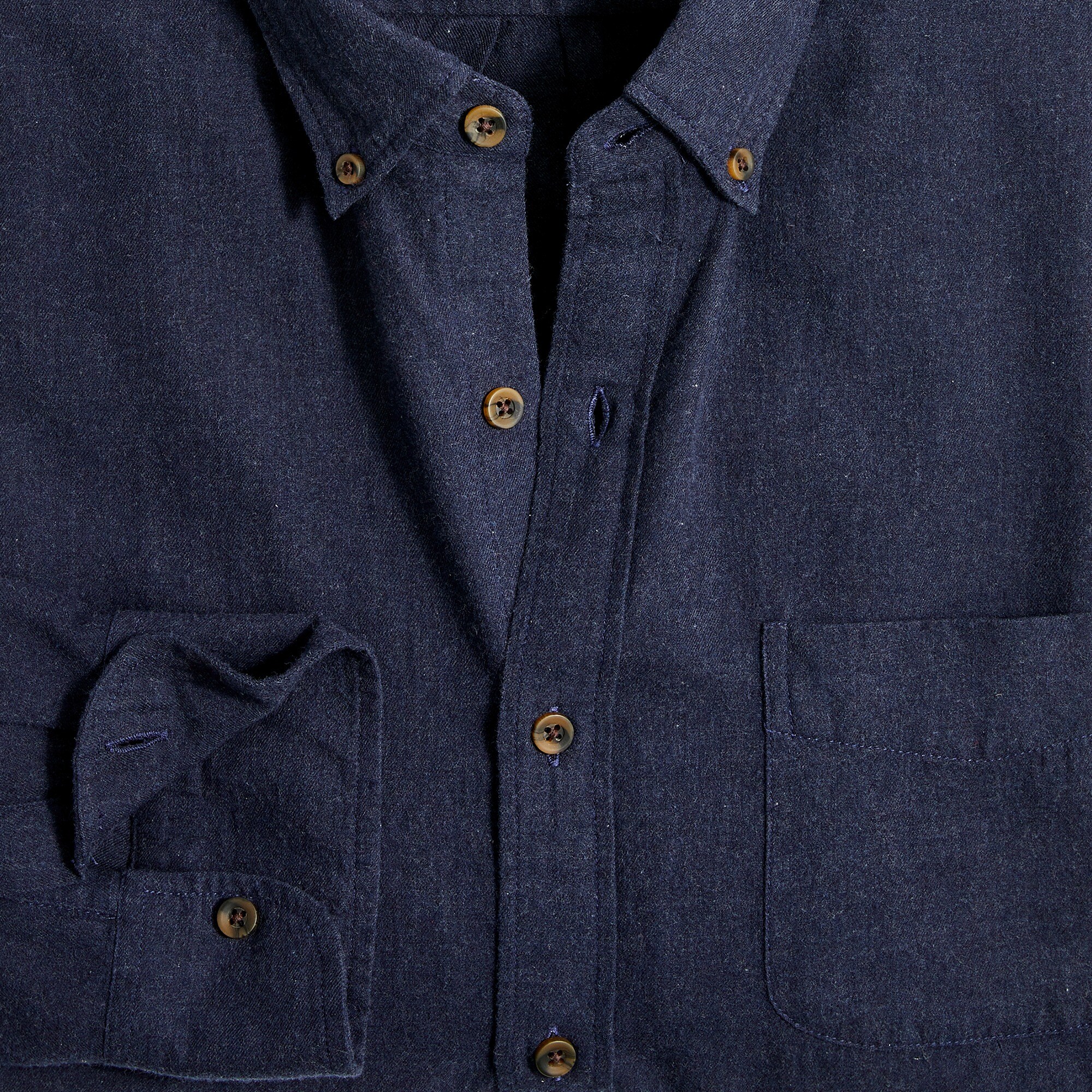 Brushed twill shirt