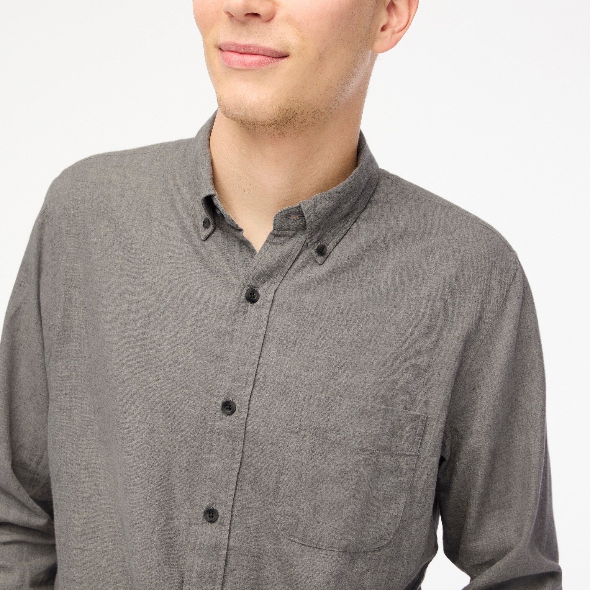Brushed twill shirt
