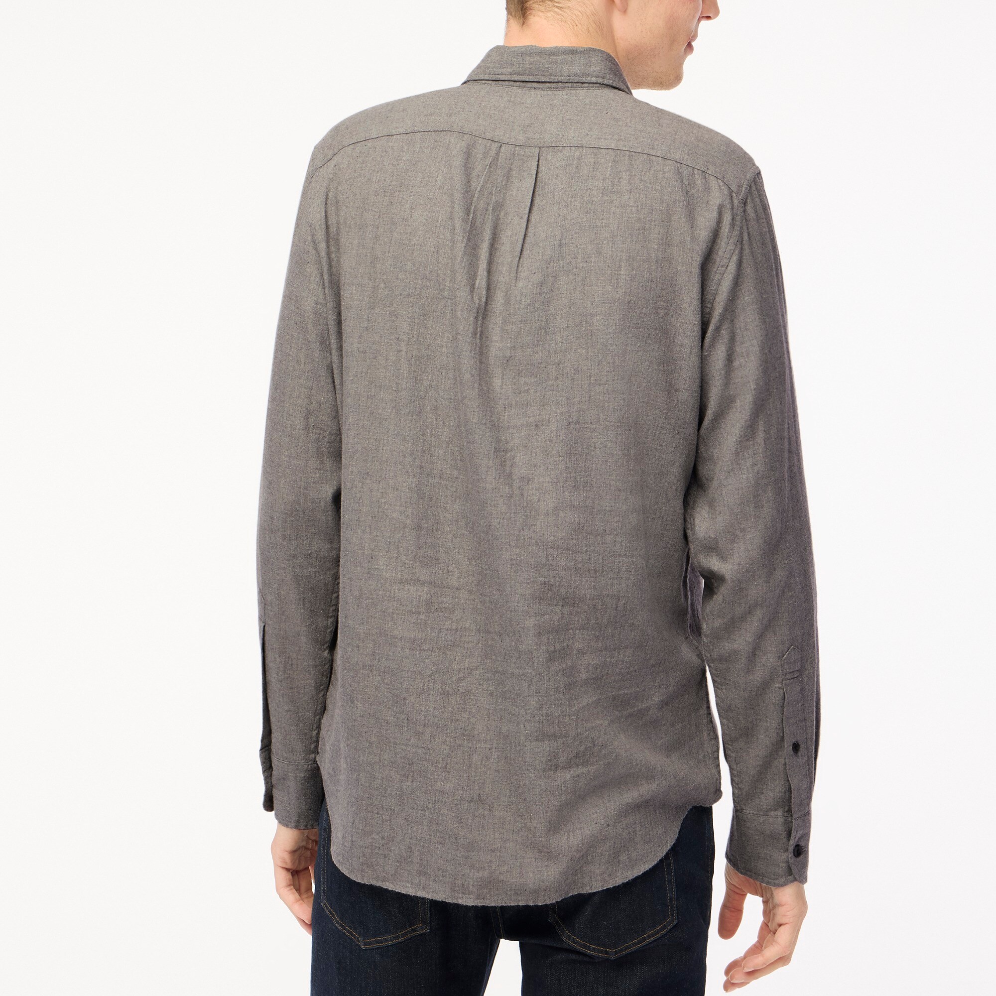 Brushed twill shirt