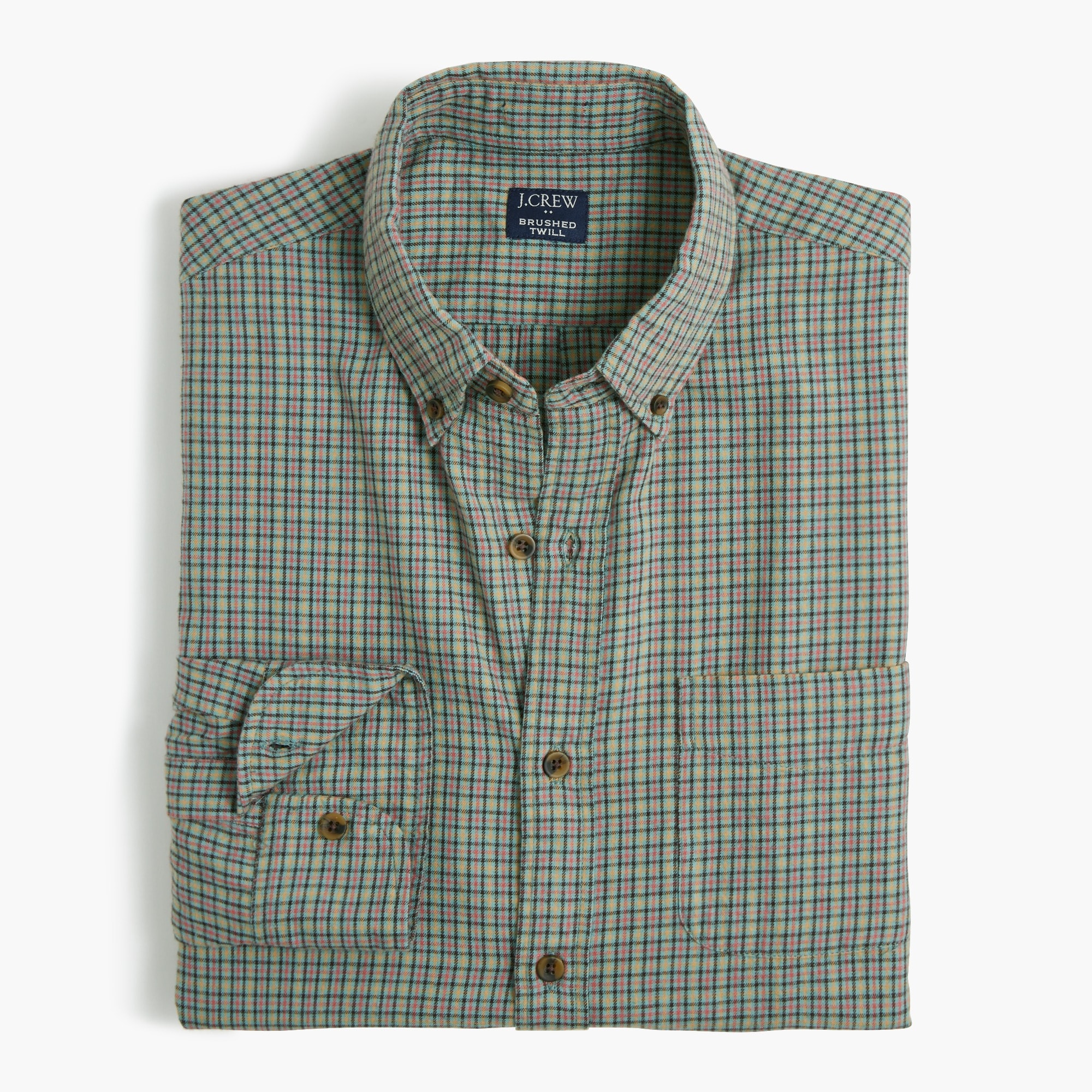 Brushed twill shirt