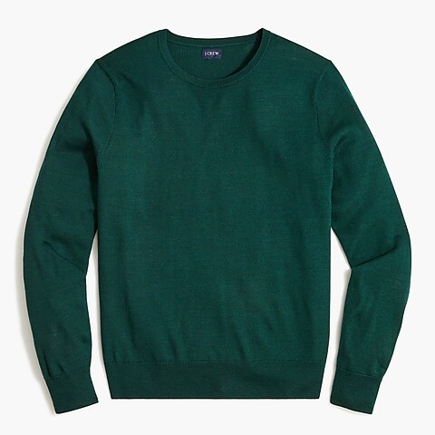 mens Washable merino wool-blend crewneck sweater