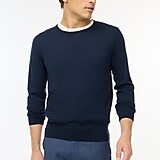 Washable merino wool-blend crewneck sweater